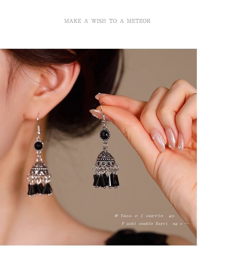 Earring Beaded Gemstone Dangle