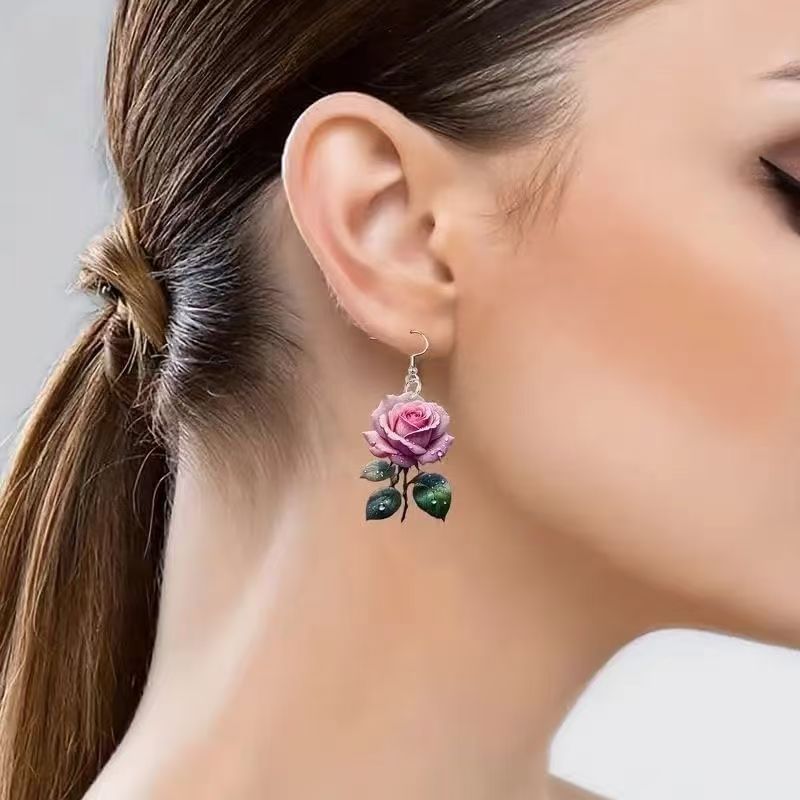 Dangle Flower Earring