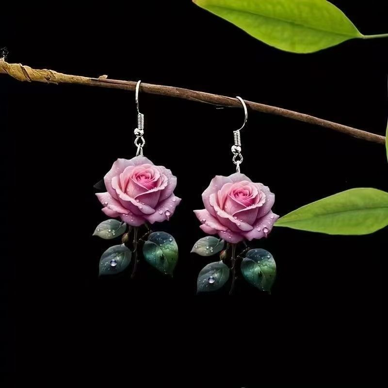 Dangle Flower Earring