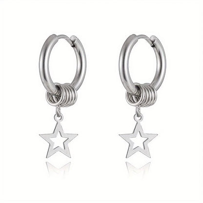 Earring Alloy Star Drop