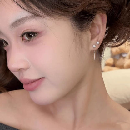 Earring Alloy Rhinestone Dangle