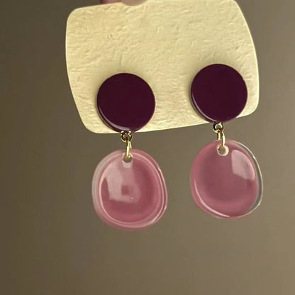 Acrylic Earring Alloy Drop