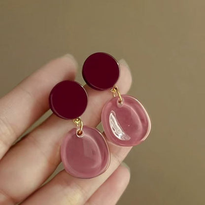 Acrylic Earring Alloy Drop