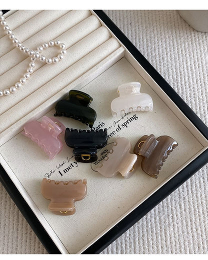 Acrylic Plain Hair Claw