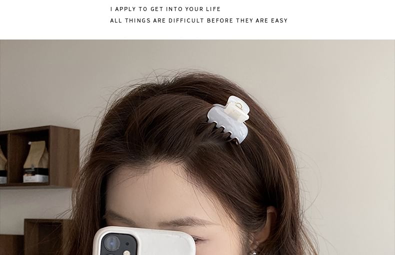 Acrylic Plain Hair Claw