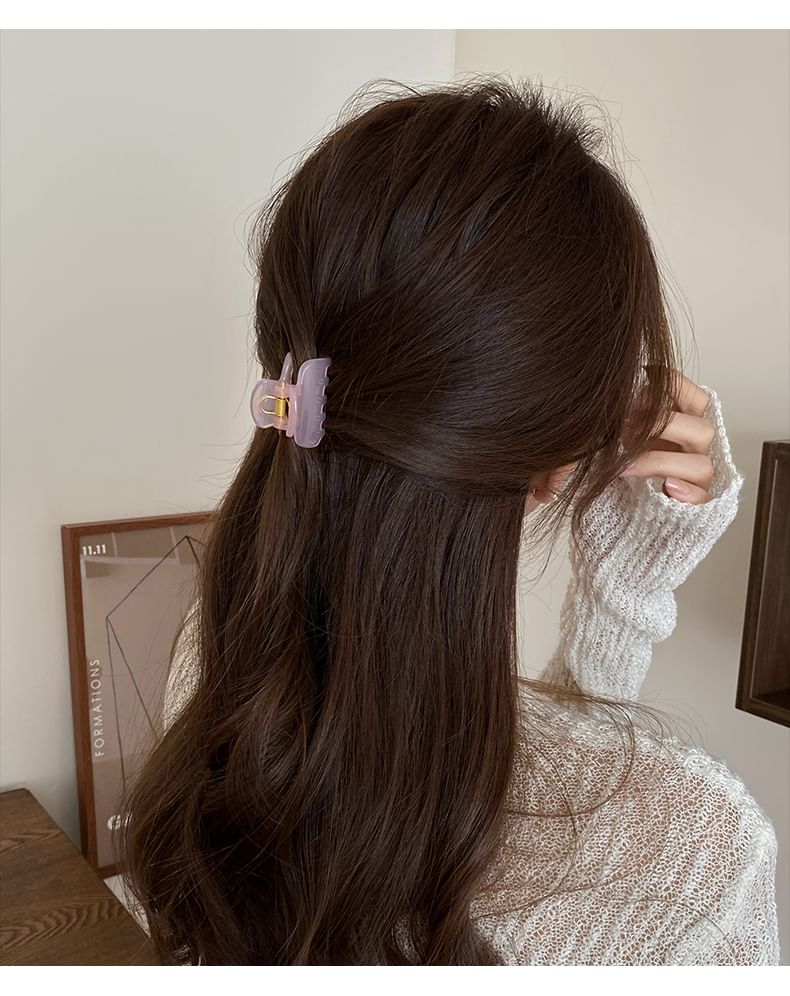 Acrylic Plain Hair Claw