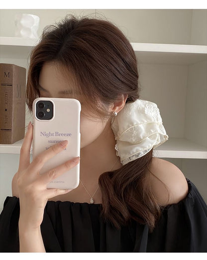 Scrunchie Embroidered Butterfly