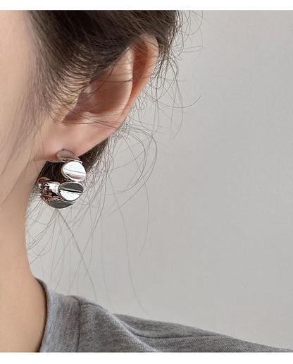 Alloy Hoop Earring