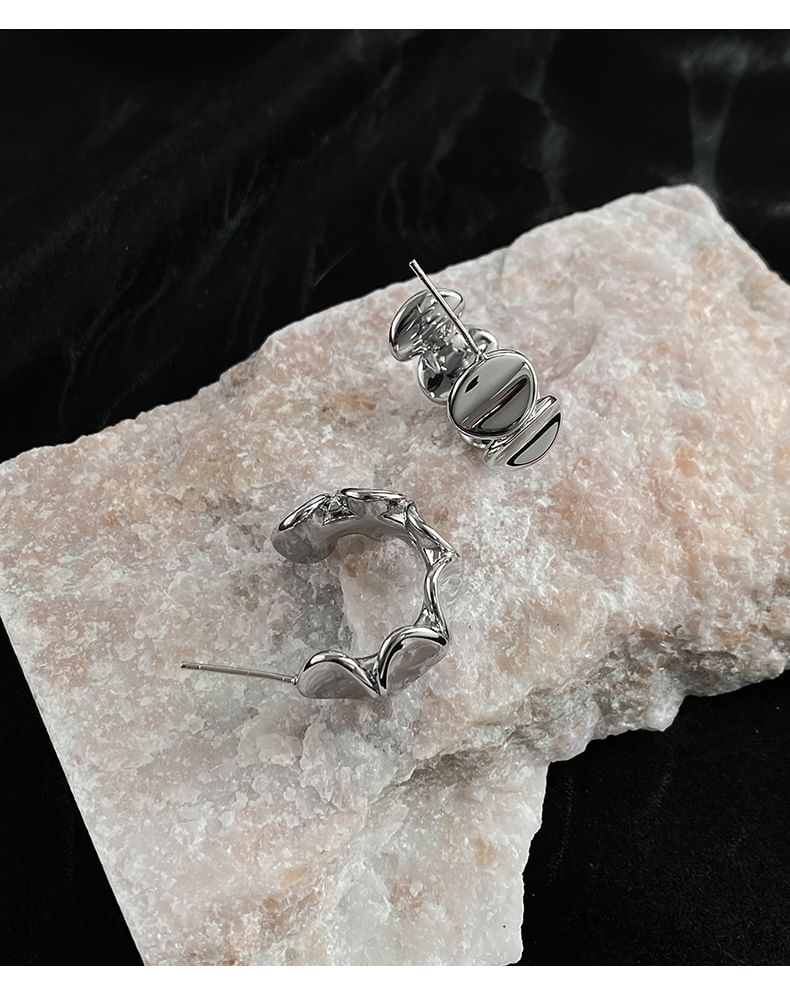 Alloy Hoop Earring
