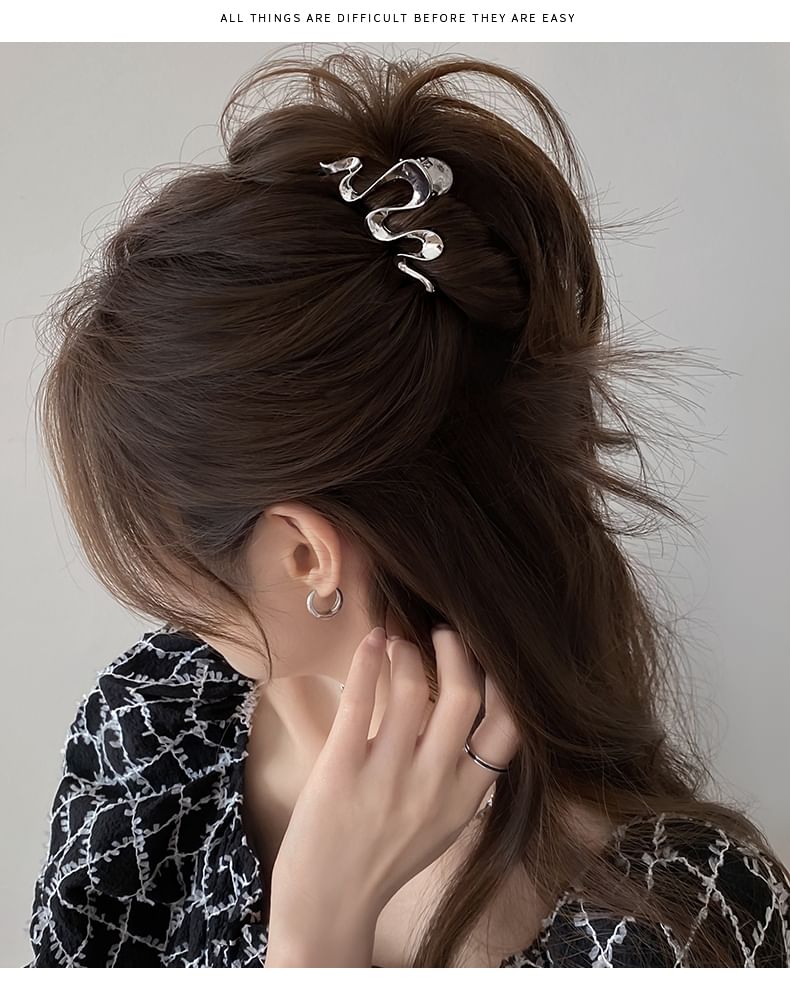Alloy Hair Wavy Claw