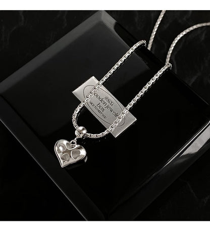 Necklace Heart Pendant Alloy