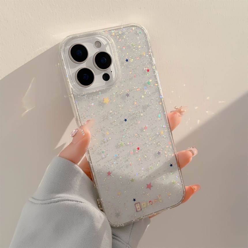 Phone Star Glitter Case