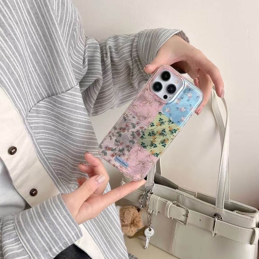 Floral Case Phone Panel