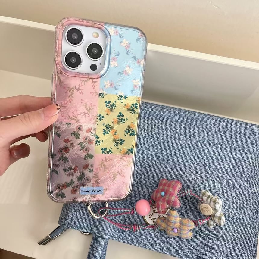 Floral Case Phone Panel