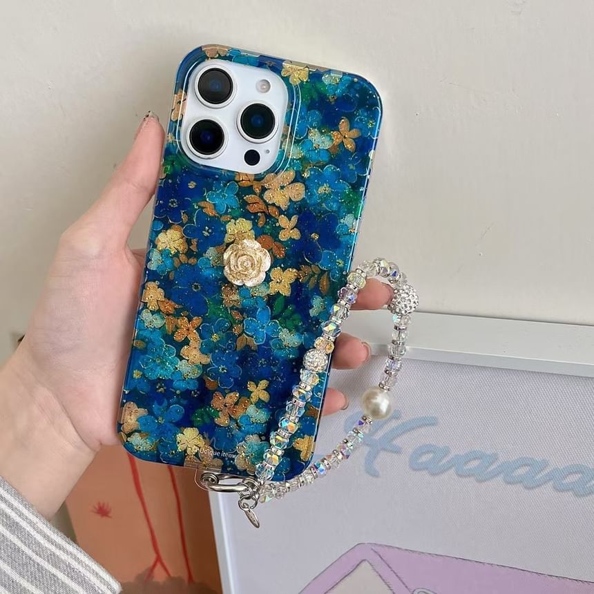 Case Strap / Floral Set Phone