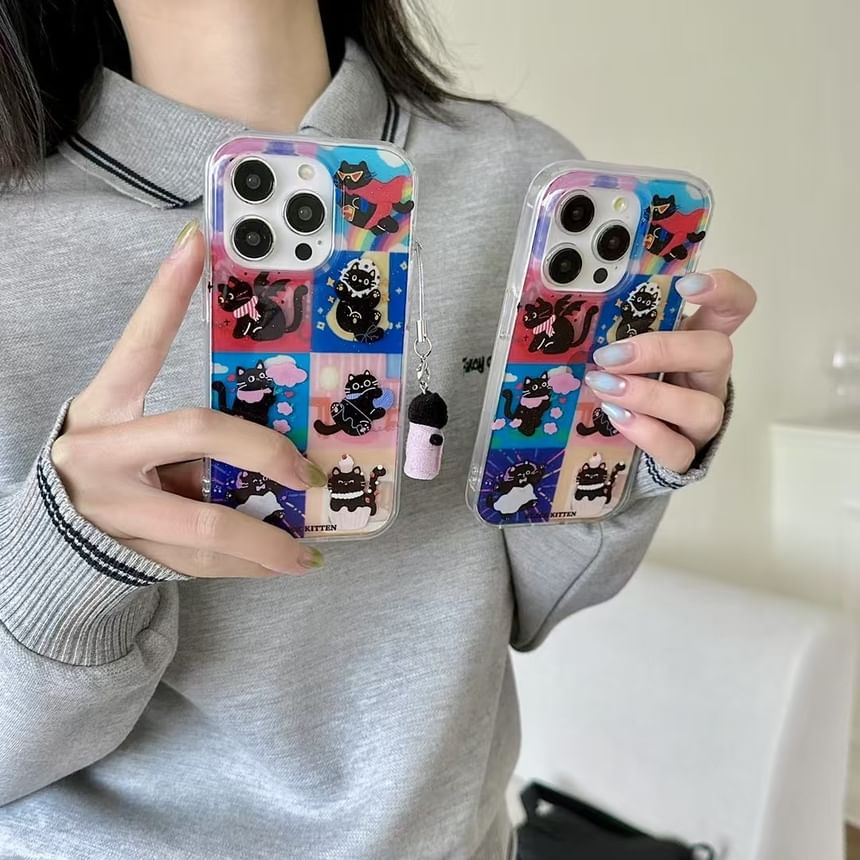 Cat Case Charm / Phone Set