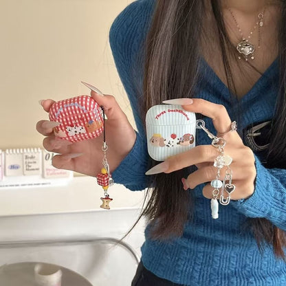 Earphone Case Apple Skin Plaid AirPods / Dog Pro