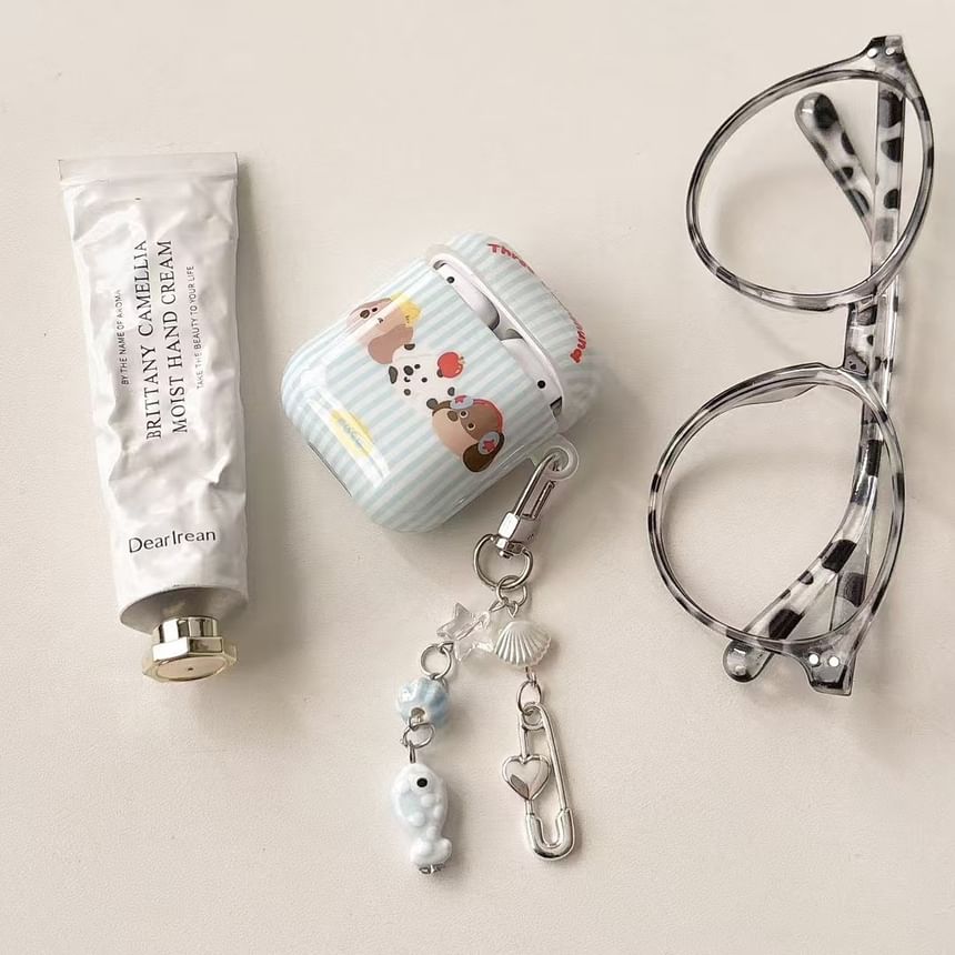 Earphone Case Apple Skin Plaid AirPods / Dog Pro