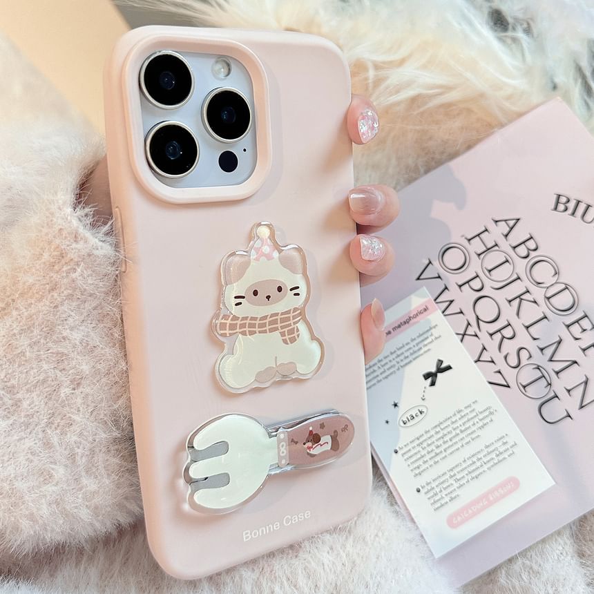 Fork Case Set Phone / Stand Cat