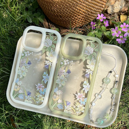 Floral Case Phone Transparent