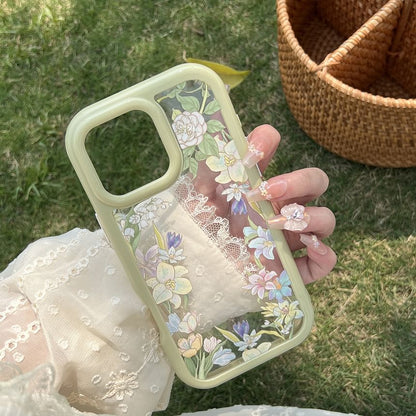 Floral Case Phone Transparent