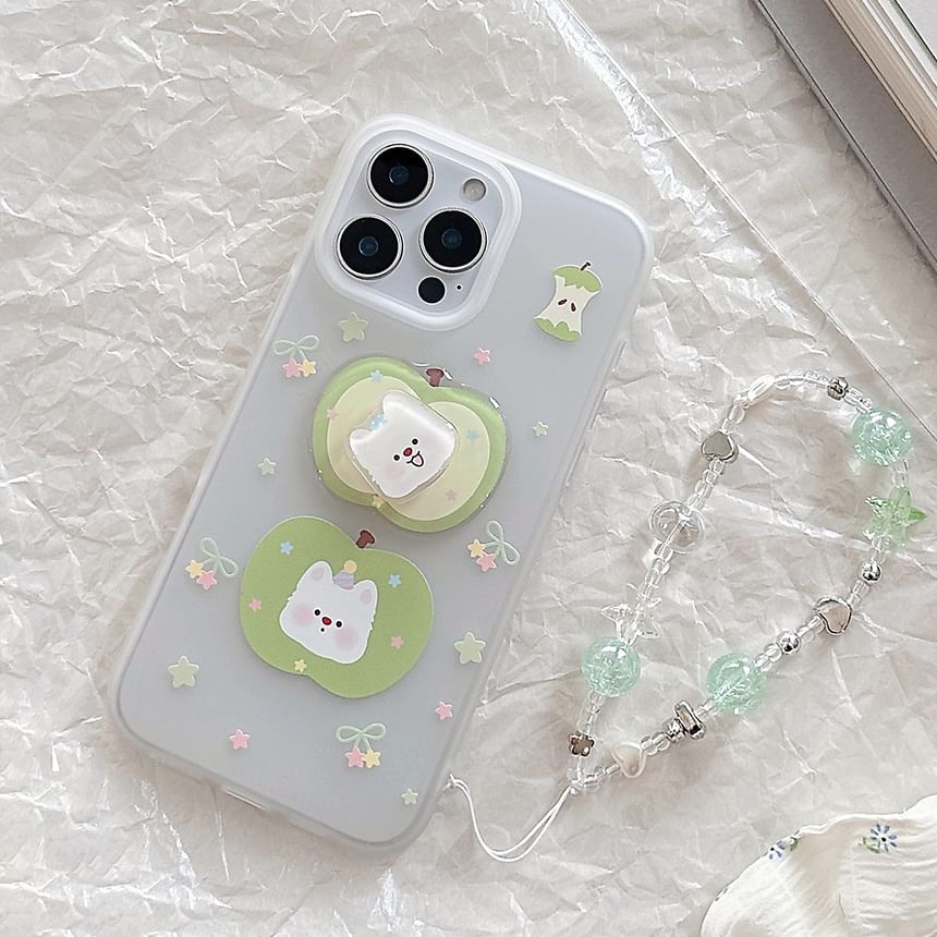 Apple Rotatable Strap Set Phone Adhesive / Dog Decoration Case