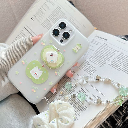 Apple Rotatable Strap Set Phone Adhesive / Dog Decoration Case