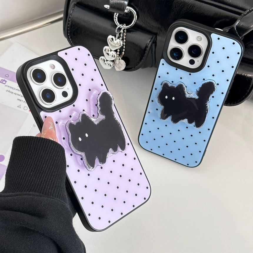 Case Phone Dot Polka