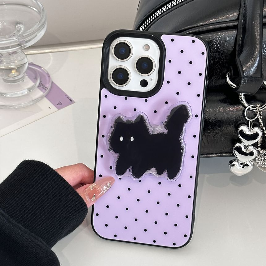Case Phone Dot Polka