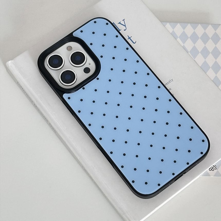 Case Phone Dot Polka