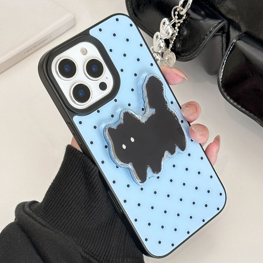 Case Phone Dot Polka