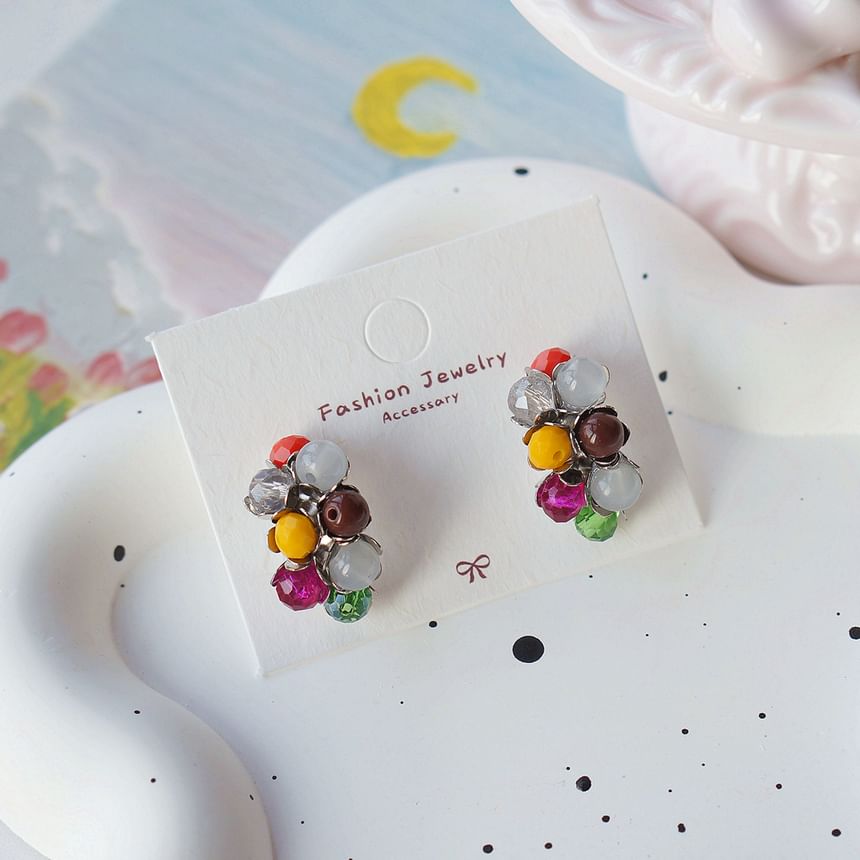 925 Silver Earring Sterling Bead Stud