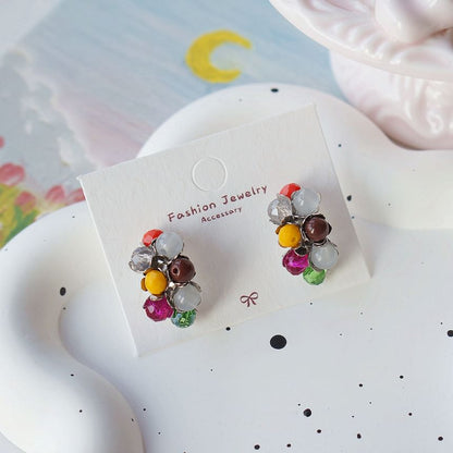 925 Silver Earring Sterling Bead Stud