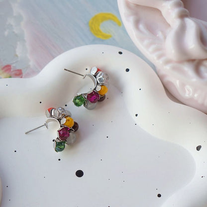 925 Silver Earring Sterling Bead Stud