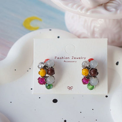 925 Silver Earring Sterling Bead Stud