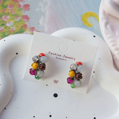 925 Silver Earring Sterling Bead Stud