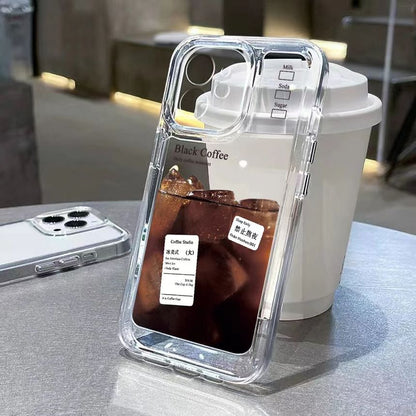Phone Coffee Case Transparent