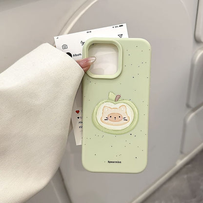 Cat Set Strap Phone Bead Print Case /