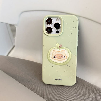 Cat Set Strap Phone Bead Print Case /