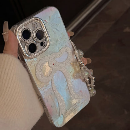 / Case Bead Strap Print Phone Set Snake