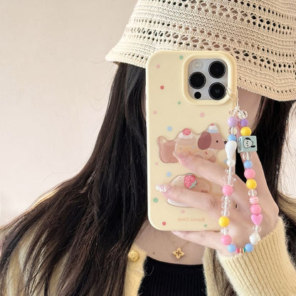 Case Strap Phone Bead Print Set / Dog