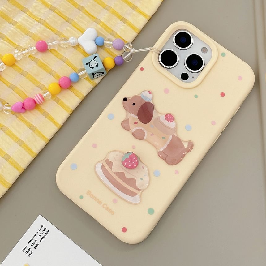 Case Strap Phone Bead Print Set / Dog