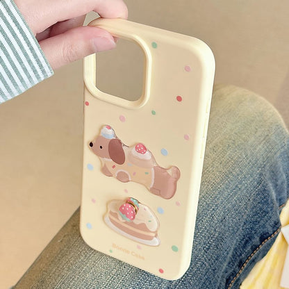 Case Strap Phone Bead Print Set / Dog