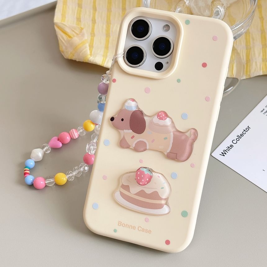 Case Strap Phone Bead Print Set / Dog