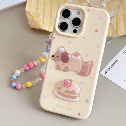 Case Strap Phone Bead Print Set / Dog