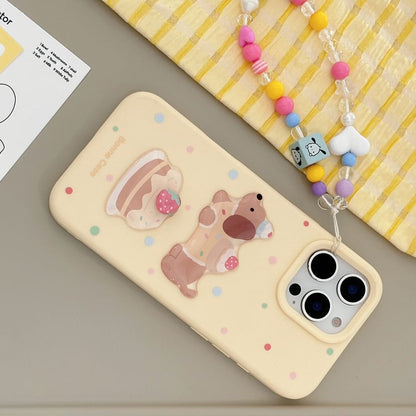 Case Strap Phone Bead Print Set / Dog