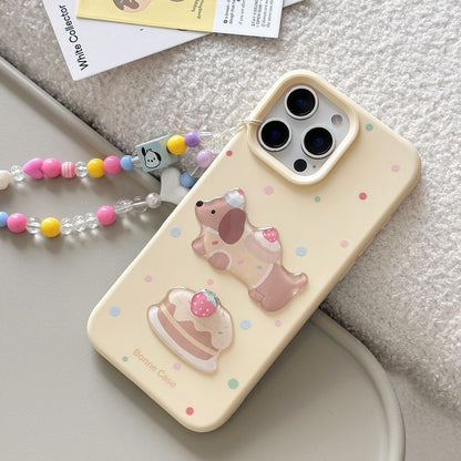 Case Strap Phone Bead Print Set / Dog
