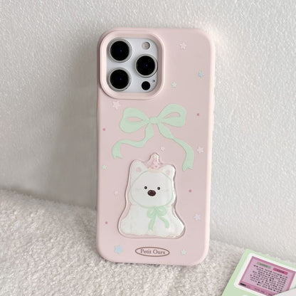 Case Strap Set Print Bead Dog Phone /