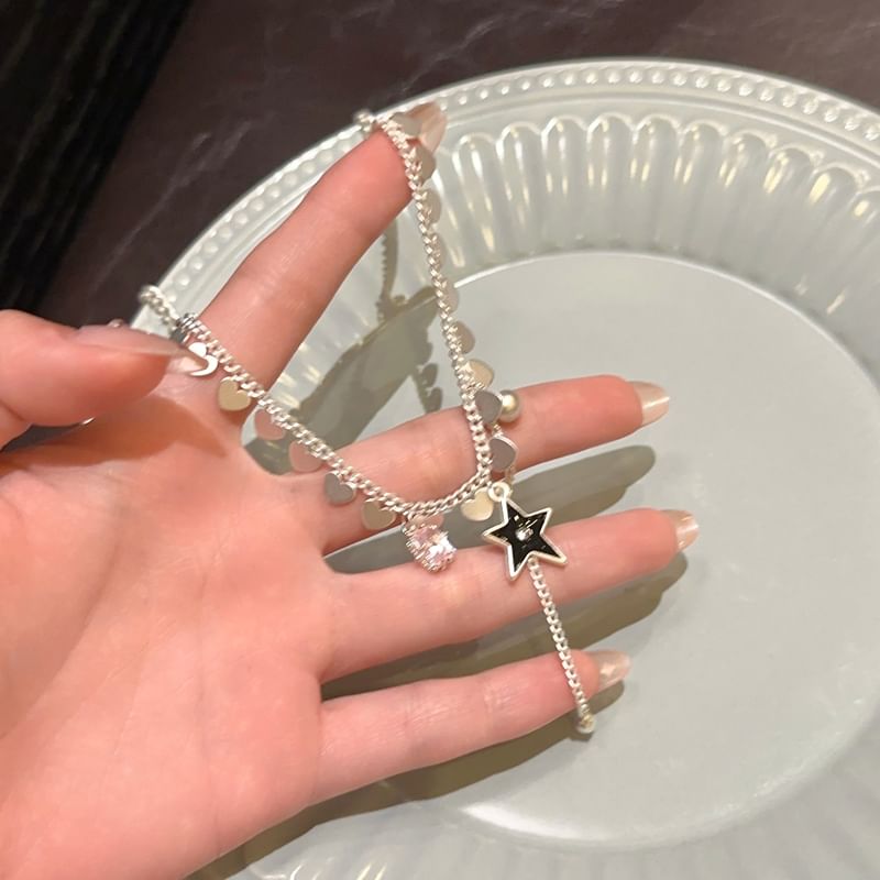 Pendant Star Lariat Necklace