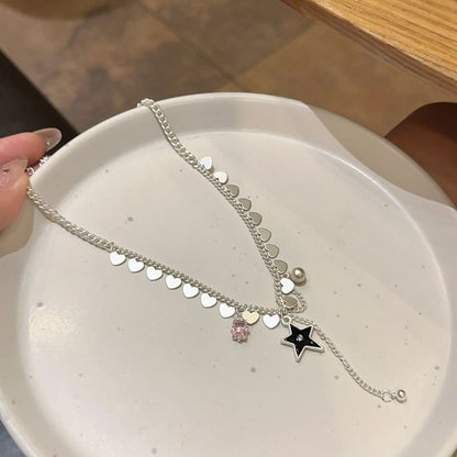 Pendant Star Lariat Necklace